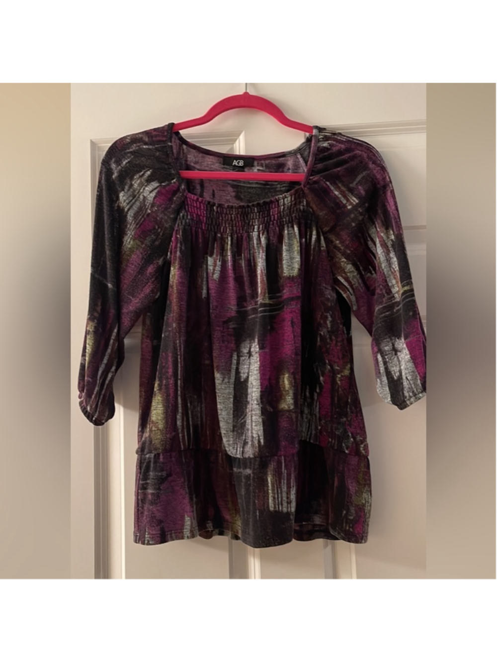AGB Women's Blouse, Size Small, EUC